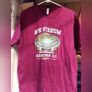 Washington Redskins RFK stadium short sleeve XL